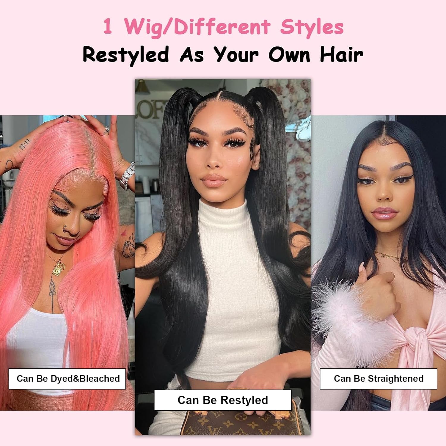 30 Inch 13X6 Lace Front Wigs Human Hair Body Wave Human Hair Wig 200% Density HD Transparent Lace Frontal Human Hair Wigs for Women with 3X Longer Service Life Pre Plucked Natural Hairline