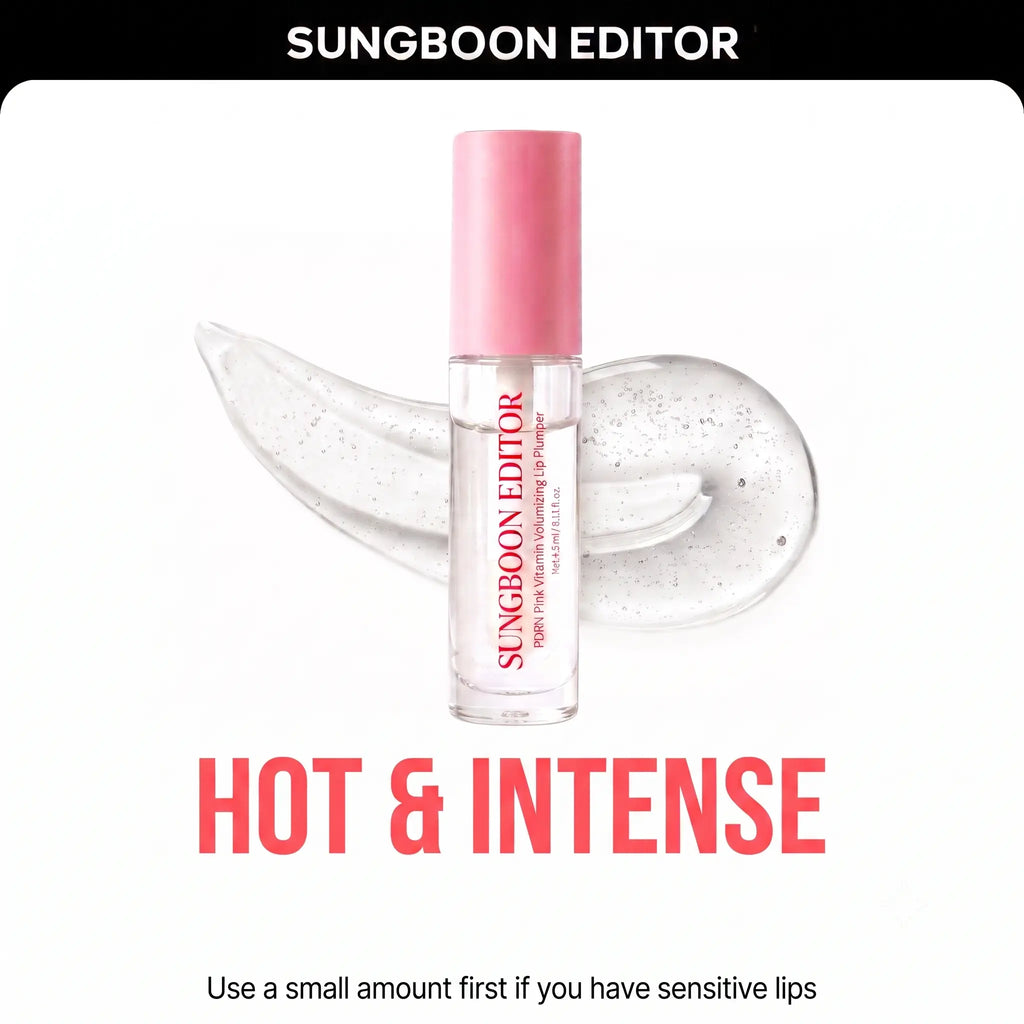 [Sungboon] PDRN Lip Plumper | Lip Plumper Volumizing Non-Sticky Glossy Lip Volumizer | Korean Cosmetics