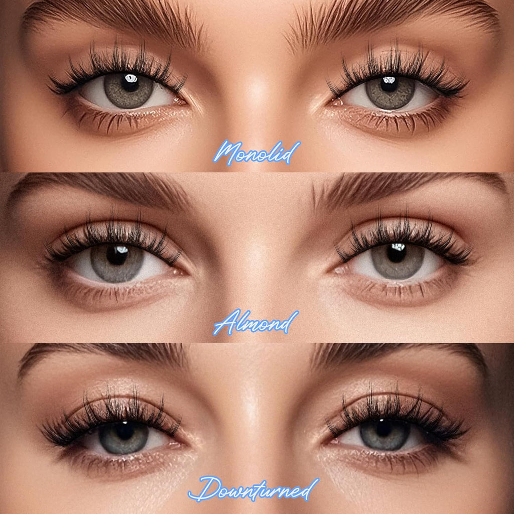 Lashes Natural Look False Eyelashes -  Fake Eyelashes 3D Super Fluffy False Lashes Black Band Wispy Lashes 3-Pack Faux Mink Lashes,Xmz21-3