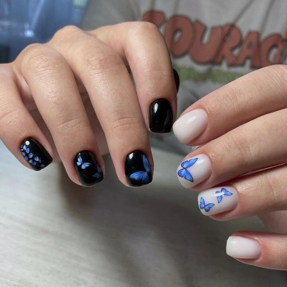 10 Sheets Butterfly Nail Stickers for Women Nails Design and Art