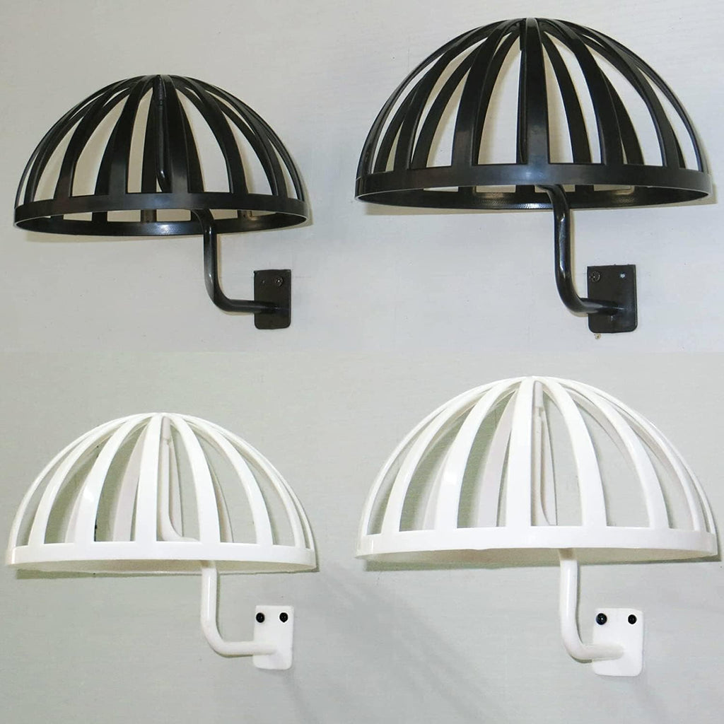 4 Pack Wall Mount Hanging Wig Stand, Wig Drying Holders, Plastic Wigs and Hats/Cap Rack Styling Drying Display Hangers, Hold the Shape of the Wig and Are EASY to MOUNT. (2 Black+2 White)