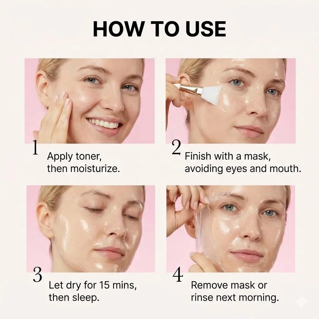 ELT Korean Collagen Peel-Off Face Mask for Glowing Skin 60Ml