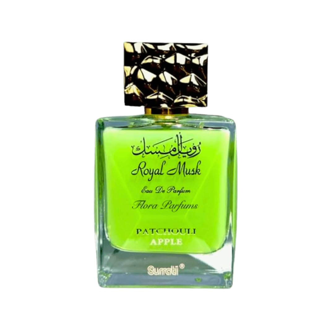 Royal Musk Patchouli Apple Eau De Parfum for Women 100ML | Long Lasting Arabian Perfume Spray with Apple, Iris & Musk Notes