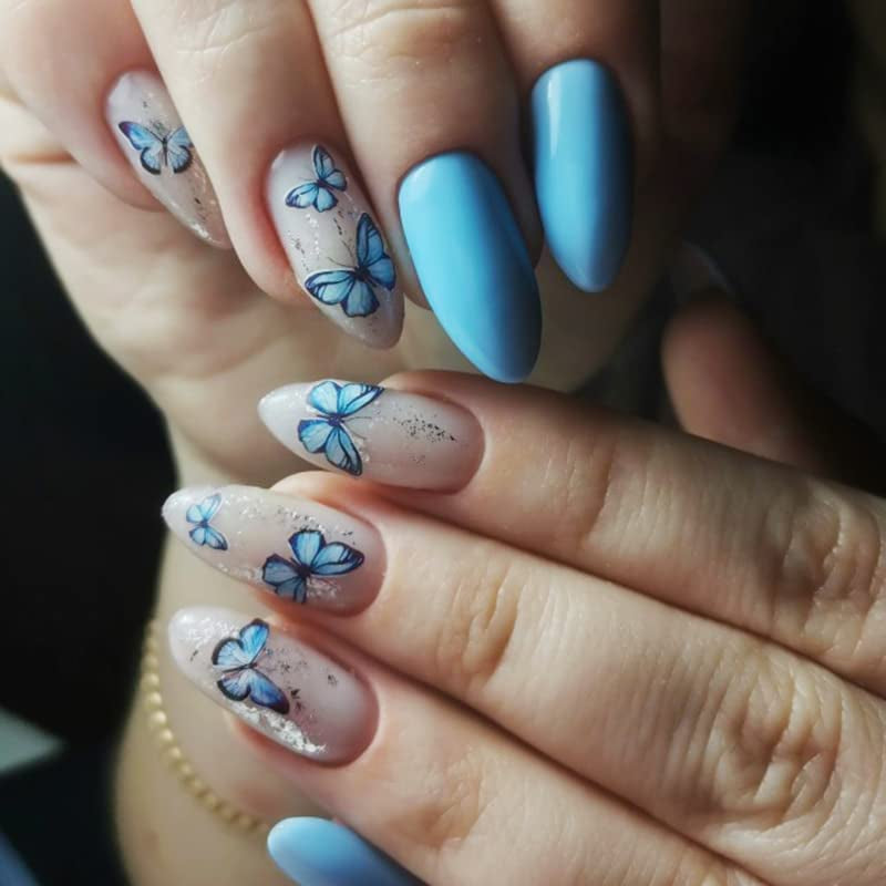 10 Sheets Butterfly Nail Stickers for Women Nails Design and Art