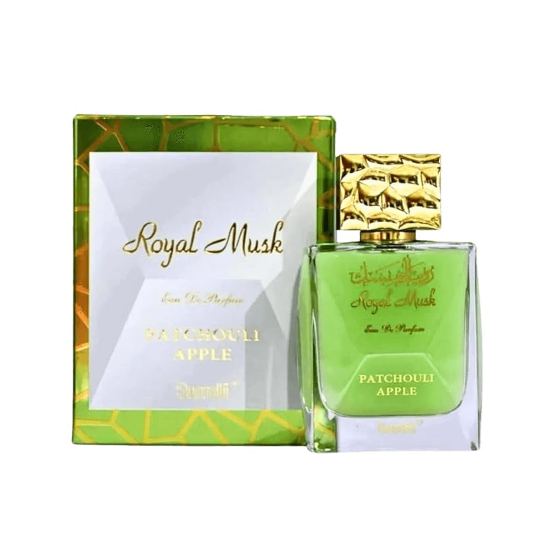 Royal Musk Patchouli Apple Eau De Parfum for Women 100ML | Long Lasting Arabian Perfume Spray with Apple, Iris & Musk Notes