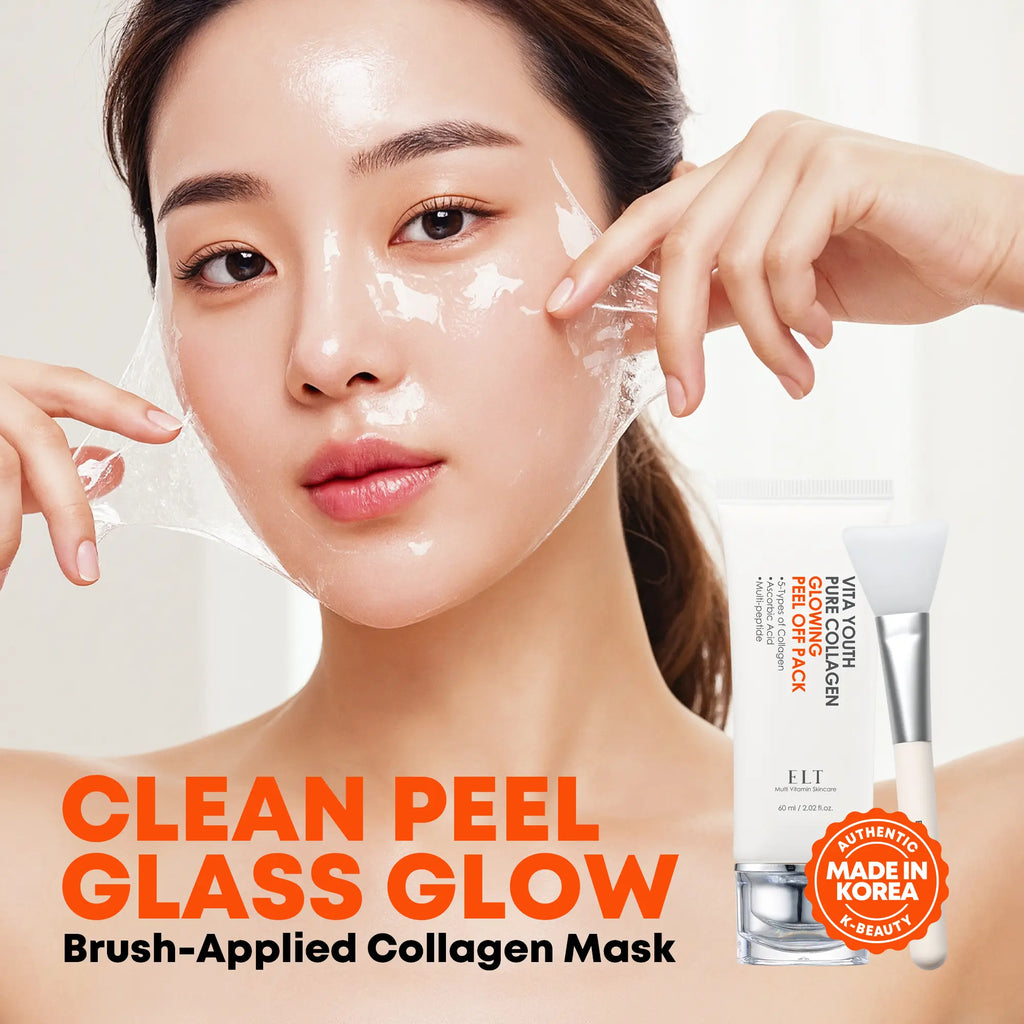ELT Korean Collagen Peel-Off Face Mask for Glowing Skin 60Ml